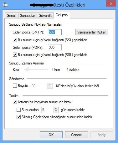 Outlook Ayarları5
